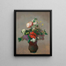 Pfingstrose, Geranie und Flieder - Odilon Redon — gerahmtes Bild an der Wand
