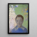 Portrait von Ari Redon - Odilon Redon — gerahmtes Bild an der Wand