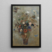 Stillleben mit Blumen - Odilon Redon — gerahmtes Bild an der Wand