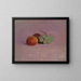 Stillleben mit Früchten - Odilon Redon — gerahmtes Bild an der Wand