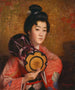 Portrait einer Dame - Okada Saburōsuke — Ansicht des Kunstwerks