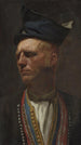 Portrait eines Bauern aus Setesdal Studie für Kampf in einem alten Bauernhaus - Olaf Isaachsen — Ansicht des Kunstwerks