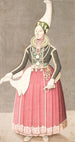 Frau in isländischer Bauerntracht - Olavius — Ansicht des Kunstwerks