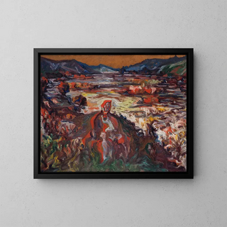 Poudre - Oleks Nowakiwski — gerahmtes Bild an der Wand