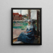Frau aus der Bretagne - Olga Boznańska — gerahmtes Bild an der Wand