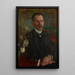 Portrait de Bogdan Faleski - Olga Boznańska — gerahmtes Bild an der Wand
