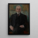 Portrait d'Henryk Sienkiewicz - Olga Boznańska — gerahmtes Bild an der Wand