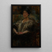 Portrait de Julia Ginzberg - Olga Boznańska — gerahmtes Bild an der Wand