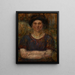 Portrait de Mme Bankiewicz - Olga Boznańska — gerahmtes Bild an der Wand