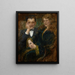 Portrait von Mme und M. Smogorzewski - Olga Boznańska — gerahmtes Bild an der Wand