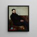 Portrait de Paul Nauen - Olga Boznańska — gerahmtes Bild an der Wand