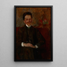 Portrait de Wadysaw Chmielarczyk - Olga Boznańska — gerahmtes Bild an der Wand