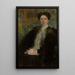 Portrait de Zofia Kirkor-Kiedro née Grabska 1872-1952 - Olga Boznańska — gerahmtes Bild an der Wand