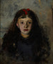 Portrait einer Mädchen, Zofia Sokoowska - Olga Boznanska — Ansicht des Kunstwerks