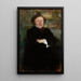 Portrait des Pianisten Professor Antoni Dieth - Olga Boznańska — gerahmtes Bild an der Wand