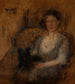 Studie einer weiblichen Figur - Olga Boznańska — Ansicht des Kunstwerks