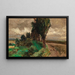 Allee der Pappeln - Olga Wisinger-Florian — gerahmtes Bild an der Wand