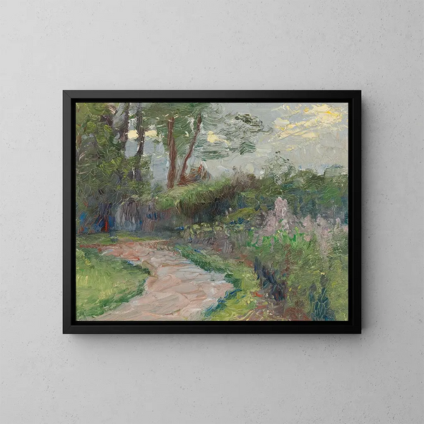 Sentier dans le parc - Olga Wisinger-Florian — gerahmtes Bild an der Wand