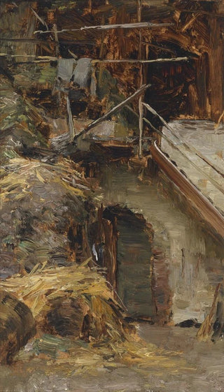 Olga WisingerFlorian - Studie zu einem Stallinterieur.webp