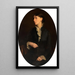 Portrait von Fidelia Bridges - Oliver Ingraham Lay — gerahmtes Bild an der Wand