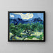 Reproduktion des Gemäldes Olivier-Gemälde mit den Alpilles im Hintergrund - Vincent Van Gogh