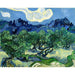 Reproduktion des Gemäldes Olivier-Gemälde mit den Alpilles im Hintergrund - Vincent Van Gogh