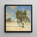 Olivenbäume bei Jerusalem - Abraham Neuman — gerahmtes Bild an der Wand
