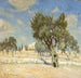 Olivenbäume bei Jerusalem - Abraham Neuman — Ansicht des Kunstwerks