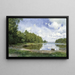 Vue du lac à Engelsberg, Västmanland - Olof Arborelius — gerahmtes Bild an der Wand