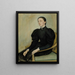 Portrait de Mathilda Wrede - Olof Arenius — gerahmtes Bild an der Wand