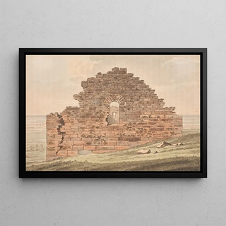 Oluf Olufsen Bagge - Kirkeruin p Grnland Illustration til WA Graah Undersgelsesrejse til stkysten af Grnland 2.webp