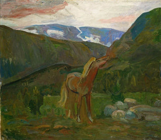 Oluf WoldTorne - Horse in the Mountains.webp