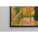 Reproduktion des Gemäldes auf der Veranda - Edvard Munch