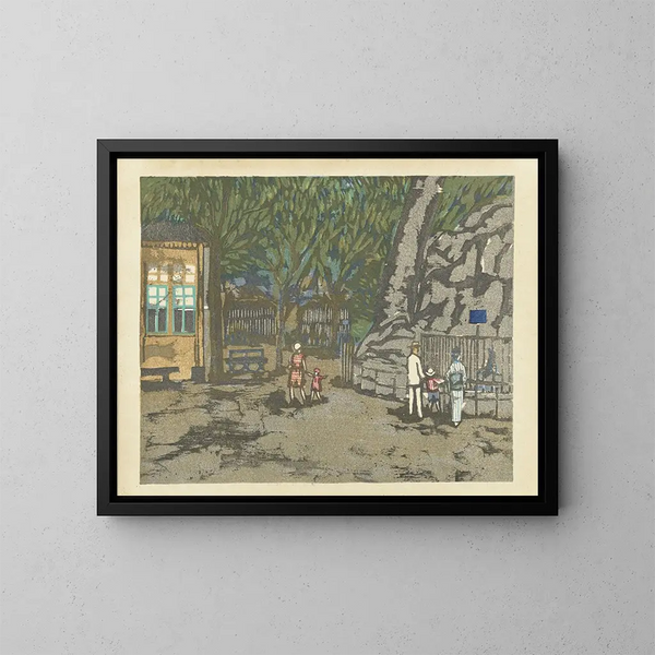 Zoo de Ueno - Onchi Kōshirō — gerahmtes Bild an der Wand