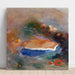 Reproduktion des Gemäldes Odilon Redon - Ophélie mit einem blauen Mauerpfeffer im Wasser