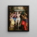 Le baptême du Christ - Orazio Samacchini — gerahmtes Bild an der Wand