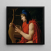 Orpheus im Hades von Eurydice - Johann Peter Krafft — gerahmtes Bild an der Wand