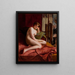 Pendant la pose - Oscar Pereira da Silva — gerahmtes Bild an der Wand