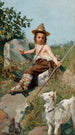 L'Enfance de Giotto - Oscar Pereira da Silva — Ansicht des Kunstwerks