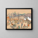 Der alte Naschmarkt von Wien - Oskar Laske — gerahmtes Bild an der Wand