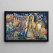 Le Temps - Oskar Laske — gerahmtes Bild an der Wand