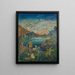 Orpheus unter den Tieren - Oskar Laske — gerahmtes Bild an der Wand