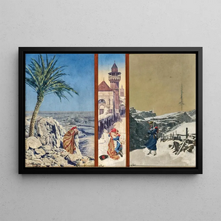 Oskar Rex - Longing triptych.webp