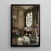 Napoleon und eine Zofe - Oskar Rex — gerahmtes Bild an der Wand