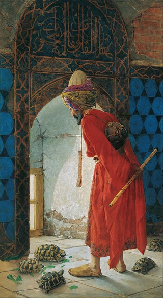 Osman Hamdi Bey - The Tortoise Trainer.webp