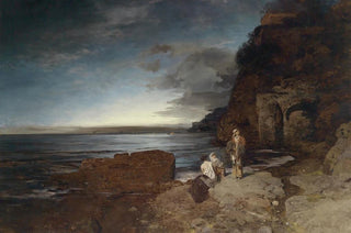 Oswald Achenbach - Abend an der Kste.webp