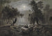 Ein romantisches Waldlandschaft im Mondschein - Oswald Achenbach — Ansicht des Kunstwerks