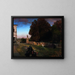 Im Park des Villa Borghese - Oswald Achenbach — gerahmtes Bild an der Wand