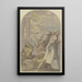 Job dans le malheur - Oswald Schauer — gerahmtes Bild an der Wand