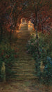 Montée vers la Villa d'Este au soleil - Othmar Brioschi — Ansicht des Kunstwerks